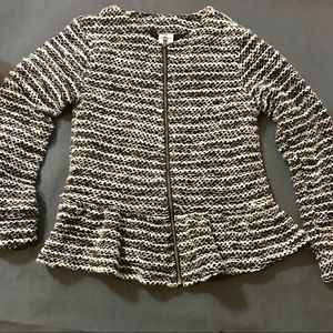 ADORABLE Gymboree Ruffle Hem Tweed Jacket (S. 7-8)